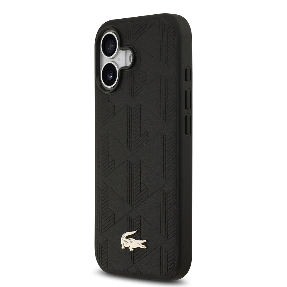 Lacoste iPhone 17 Orjinal Lisanslı M-safe Şarj Özellikli PU Deri Tasarımlı Karışık Monogram Desenli Kılıf Lacoste iPhone 17 Orjinal Lisanslı M-safe Şarj Özellikli PU Deri Tasarımlı Karışık Monogram Desenli Kılıf